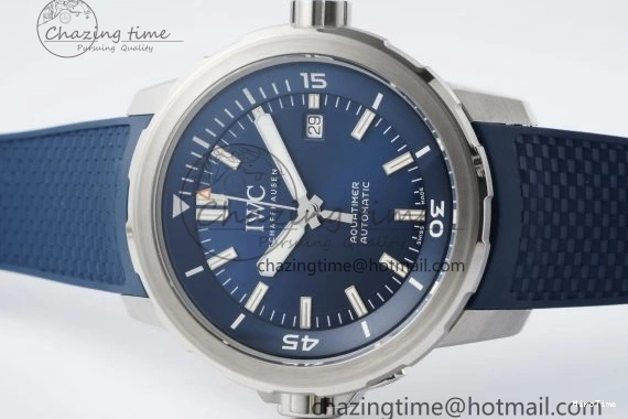 MIROTIME 0501 WellDesigned Aquatimer Automatic SS RSF 1:1 Best Edition Blue Dial on Blue Rubber Strap A 7057